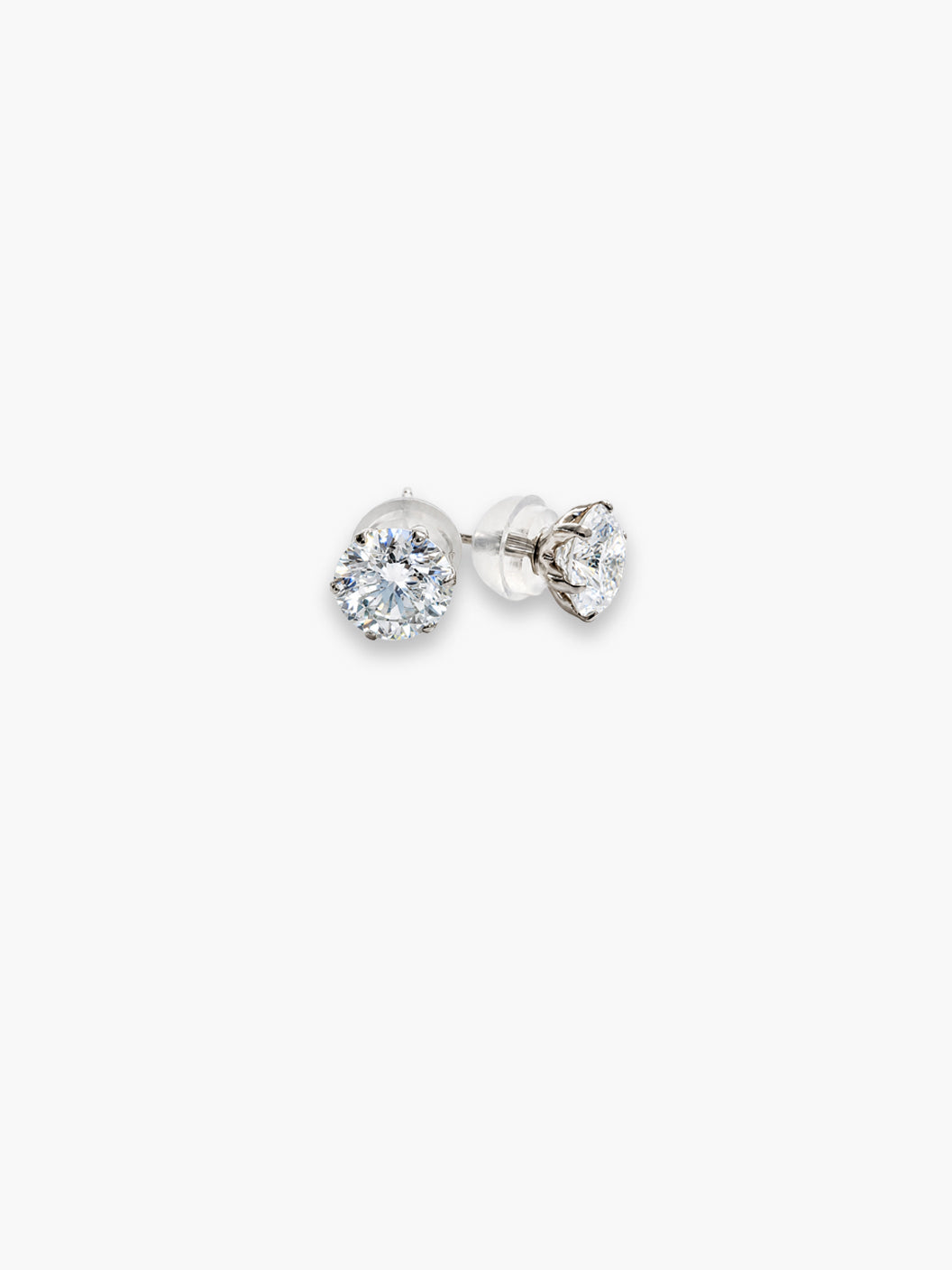 Diamond Prong Earrings