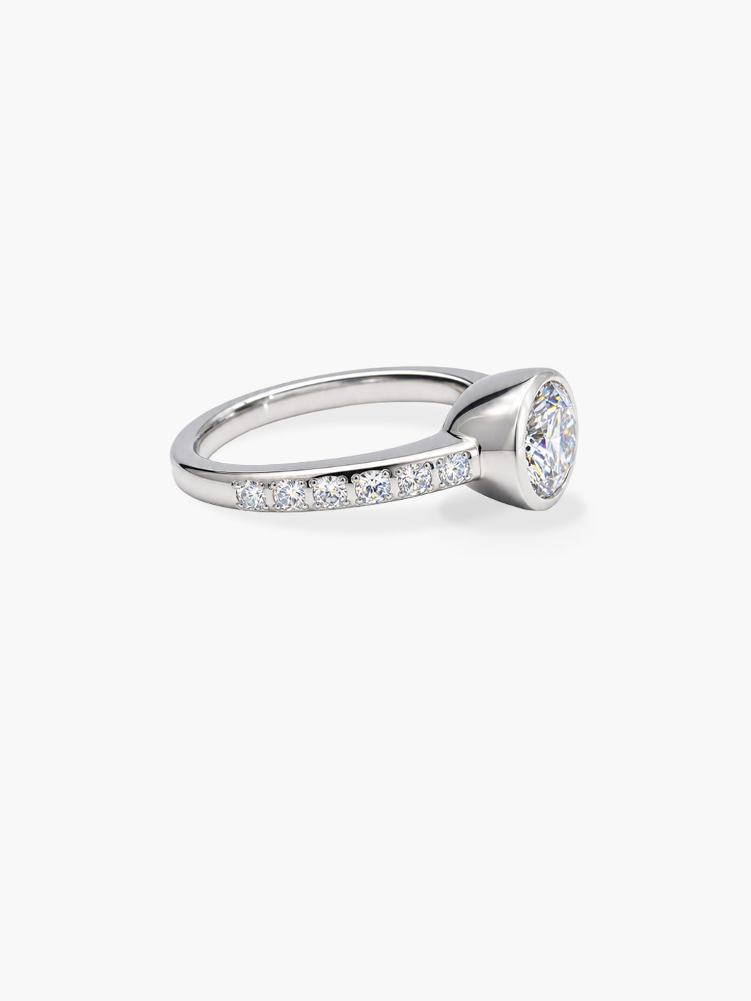 Diamond Bezel & Pavé Ring