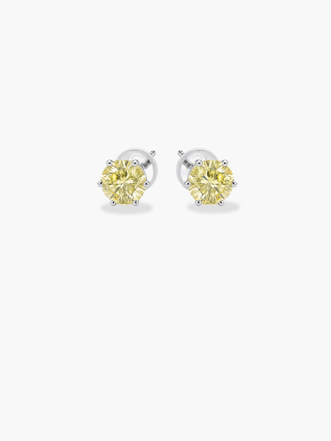 Diamond Prong Earrings