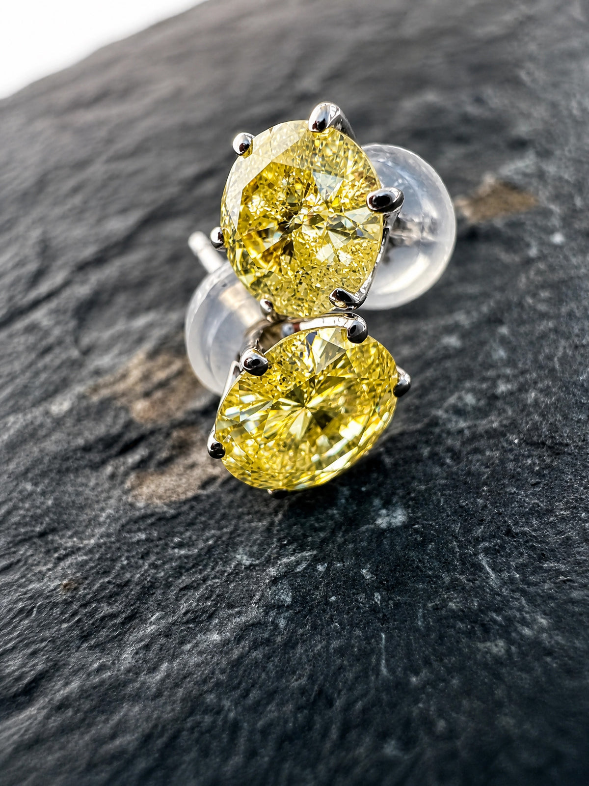 Diamond Prong Earrings