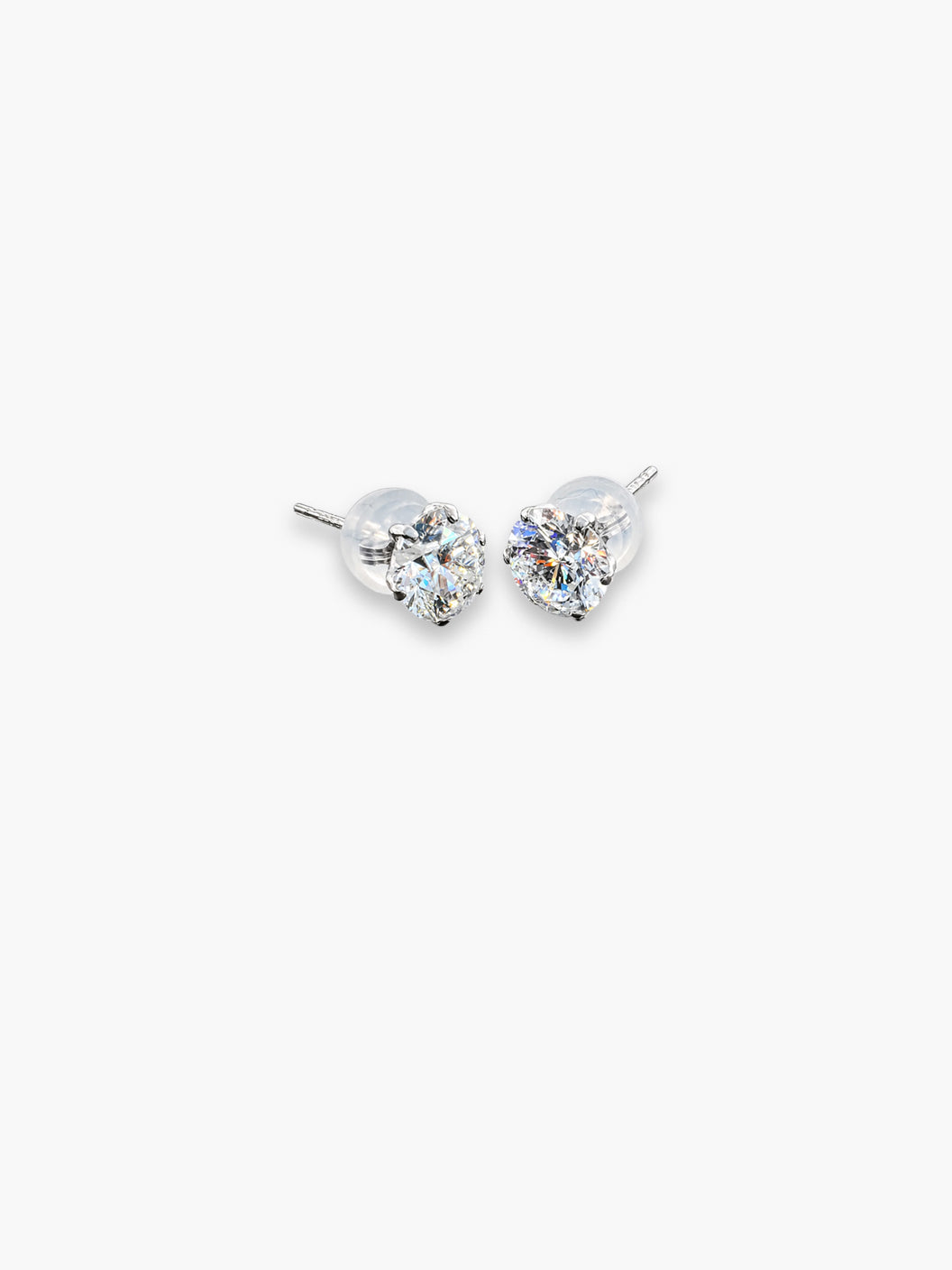 Diamond Prong Earrings