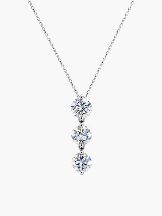 Diamond Prong Necklace