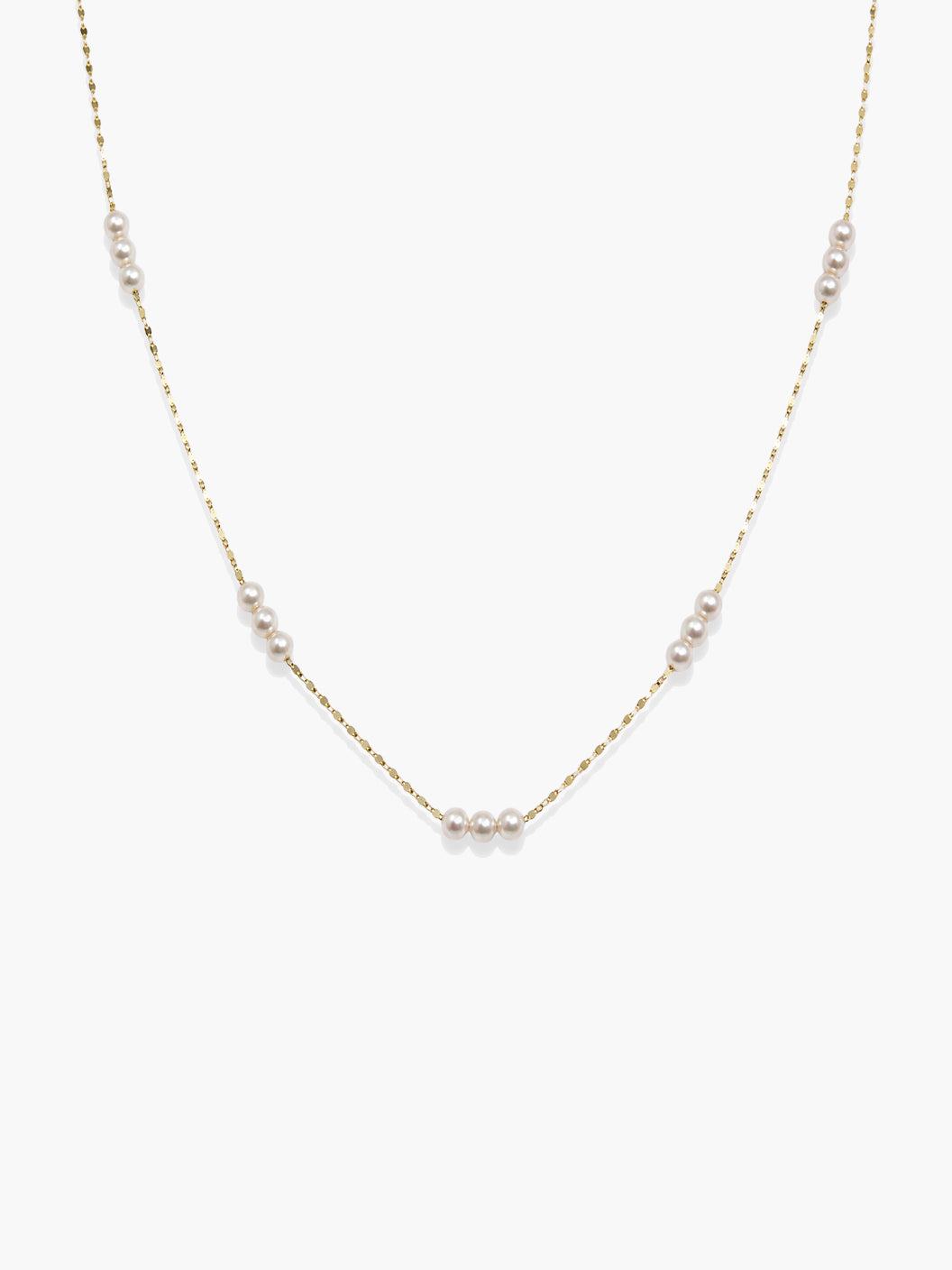 Pearl Station Necklace
