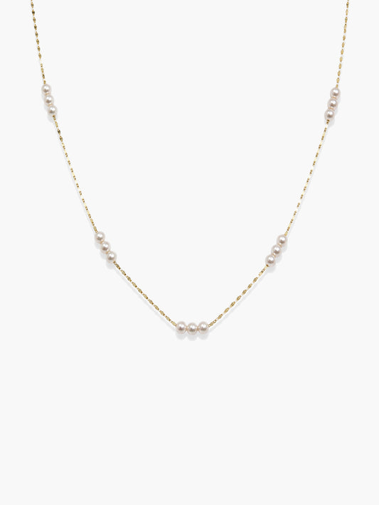 Pearl Station Necklace