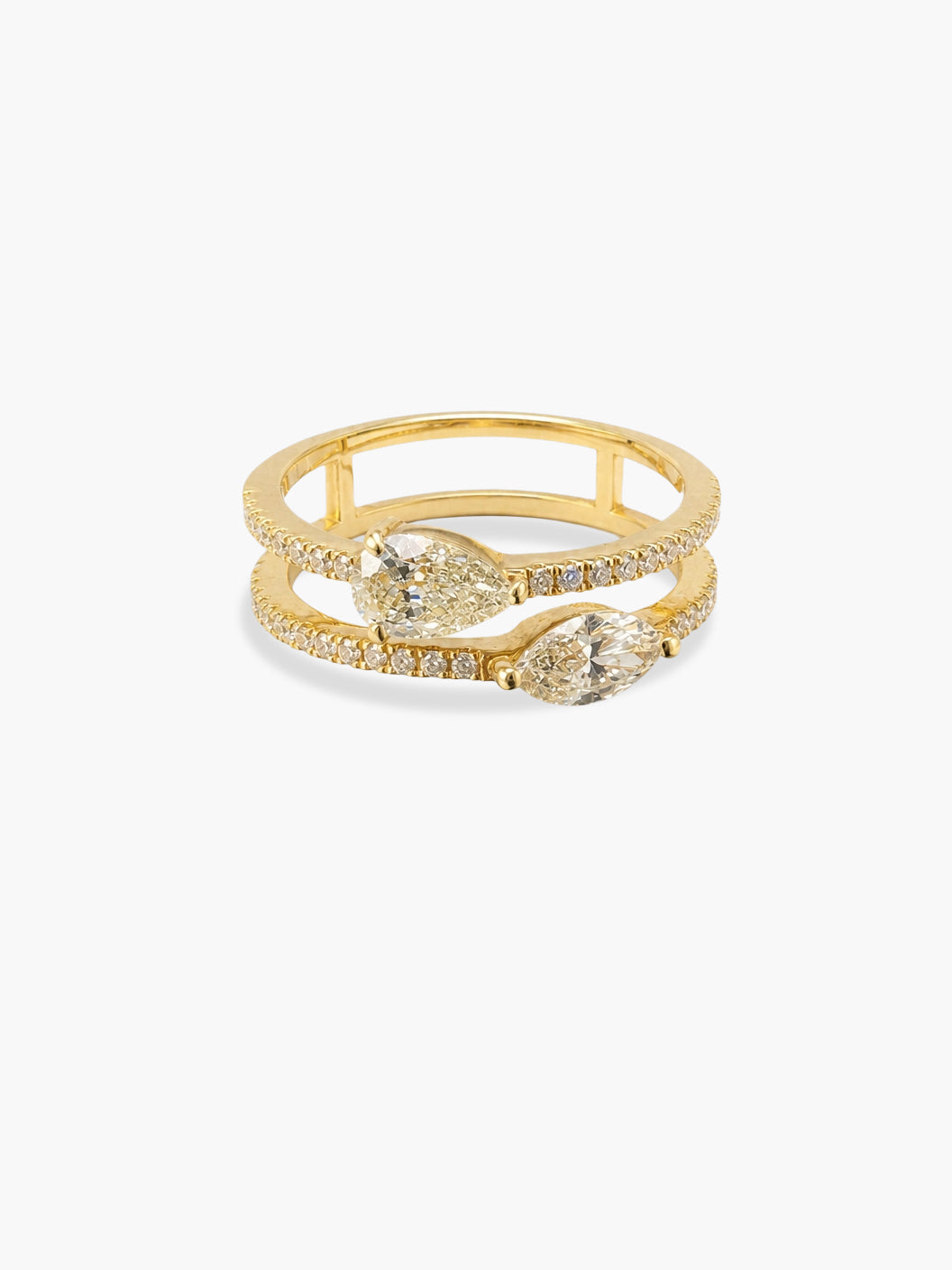 Diamond Pavé Marquise Ring