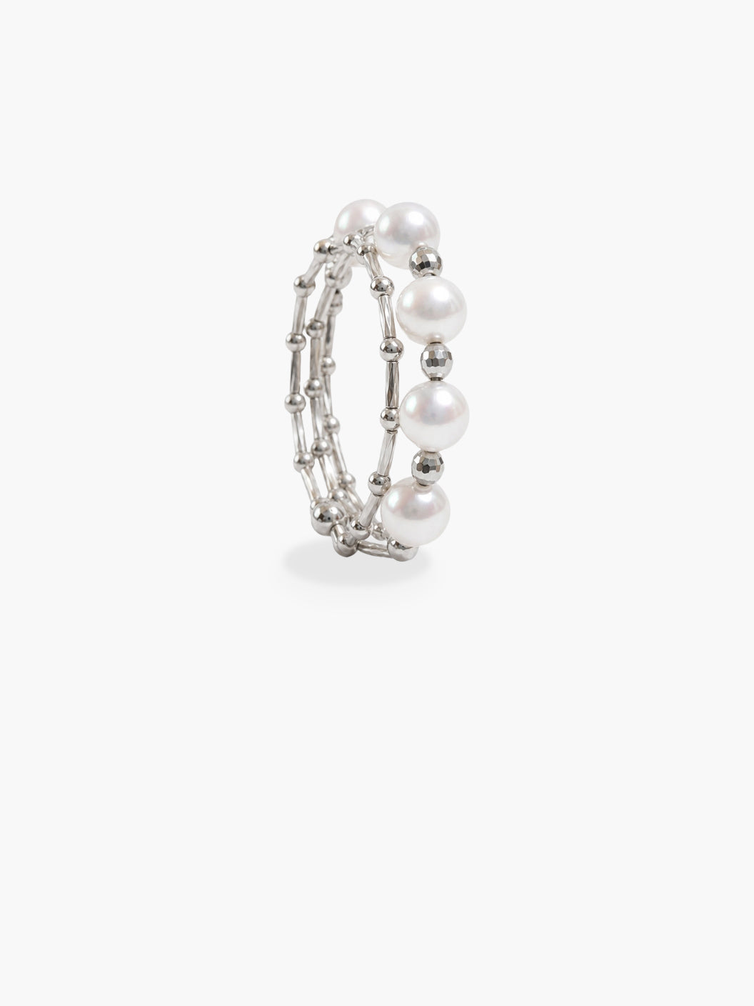 Pearl Bezel Ring