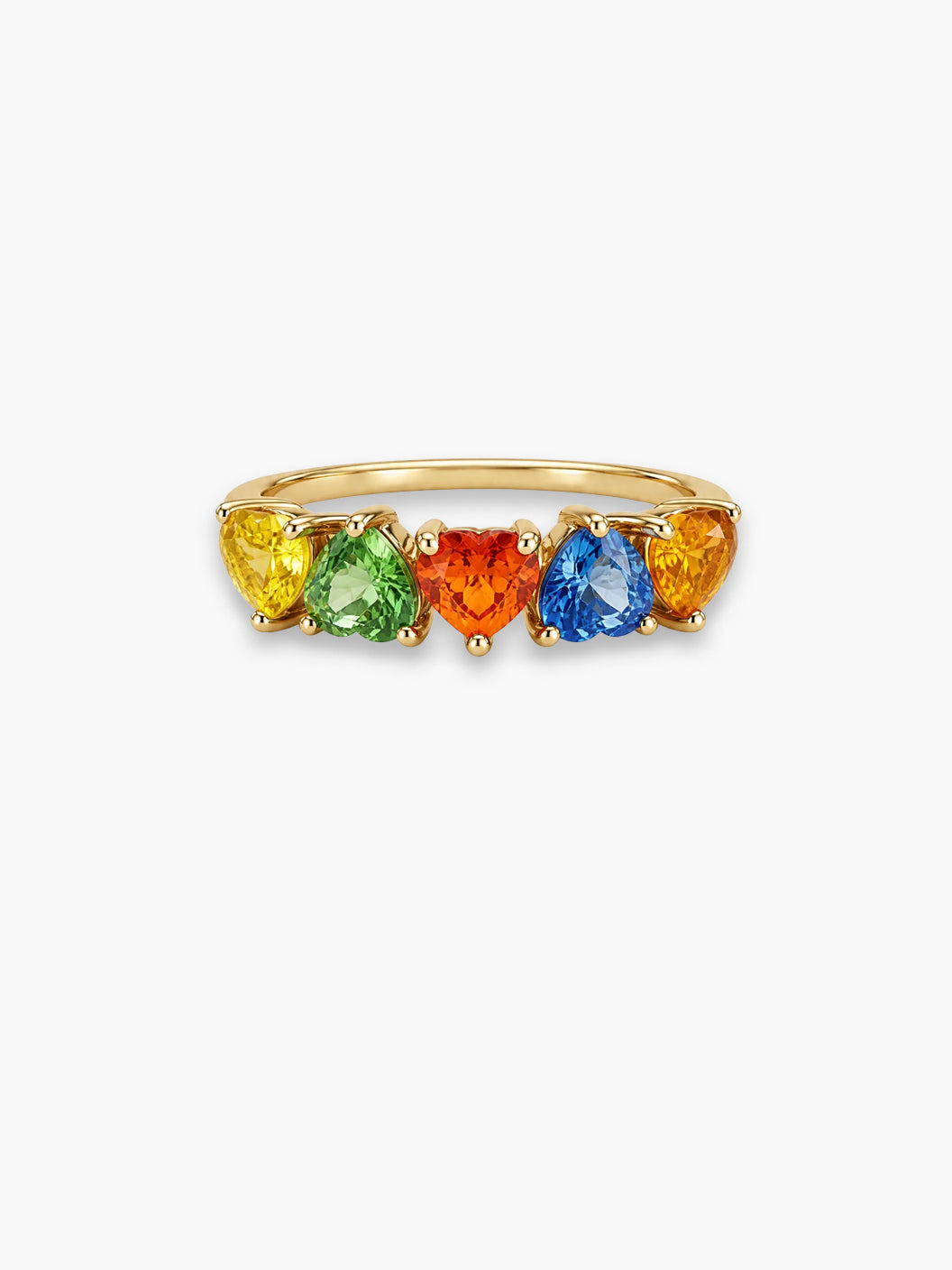 Sapphire Heart Ring