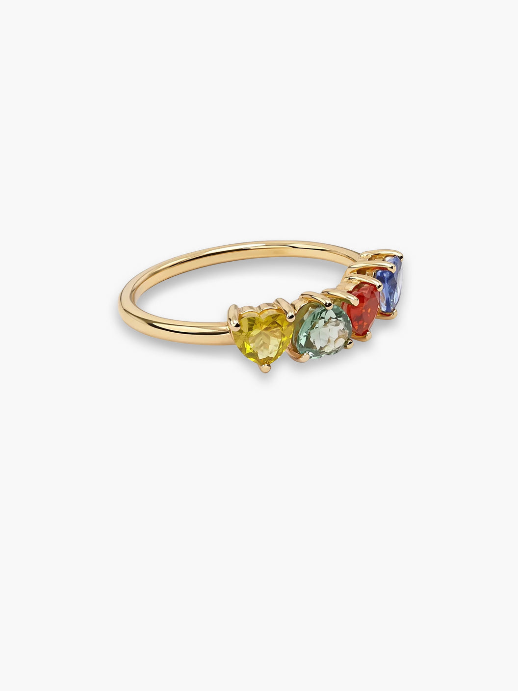 Sapphire Heart Ring